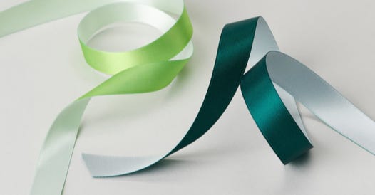 Duo-Color Satin Ribbon