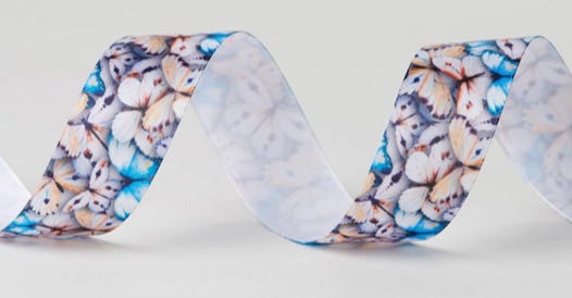 Luxury Printed Satin Ribbon