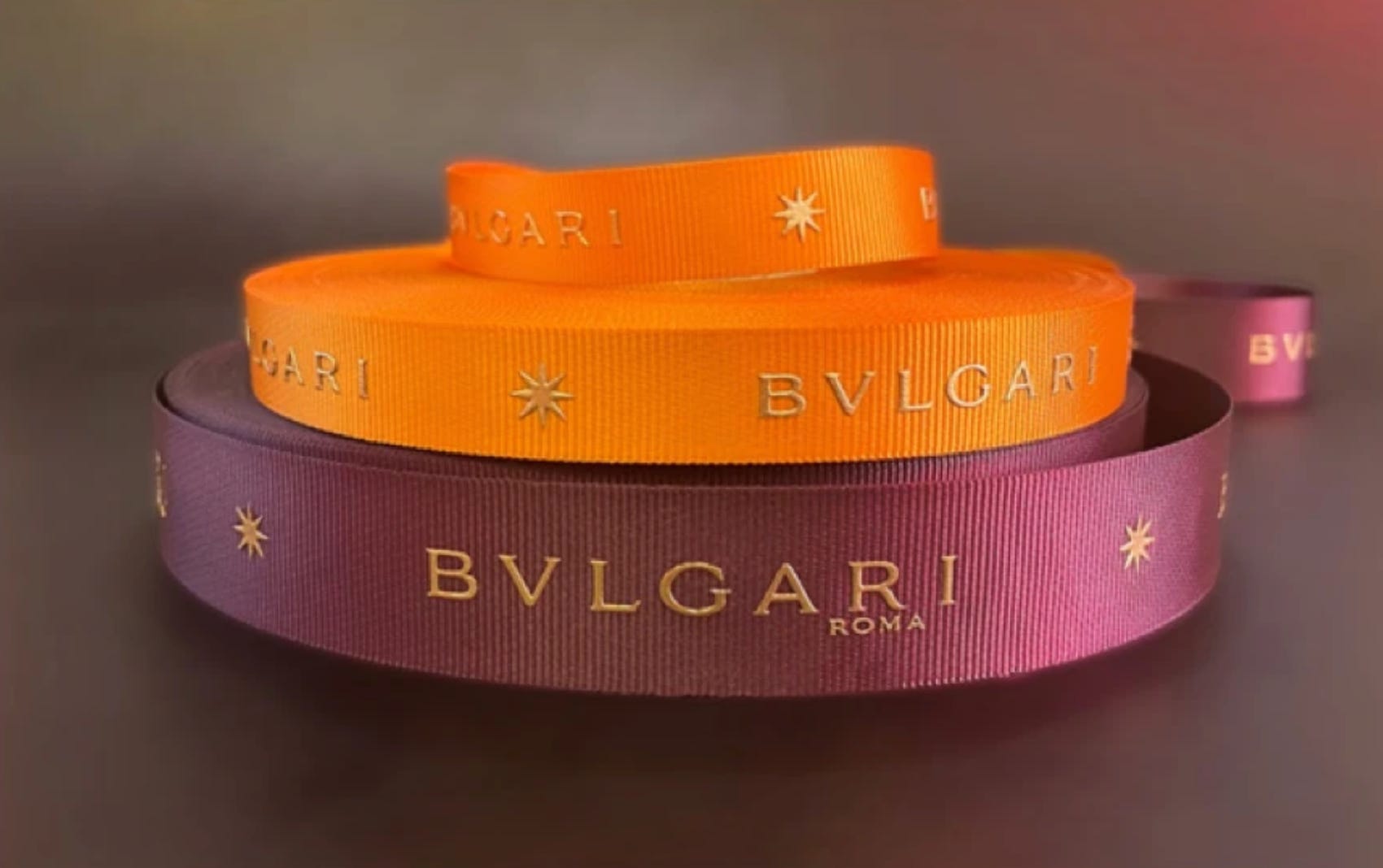 Bulgari Grosgrain Printed Ribbon