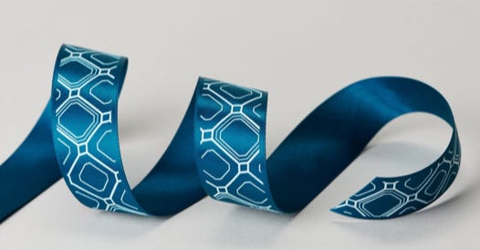 Luxury Printed Satin Ribbon
