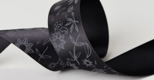 Luxury Printed Satin Ribbon
